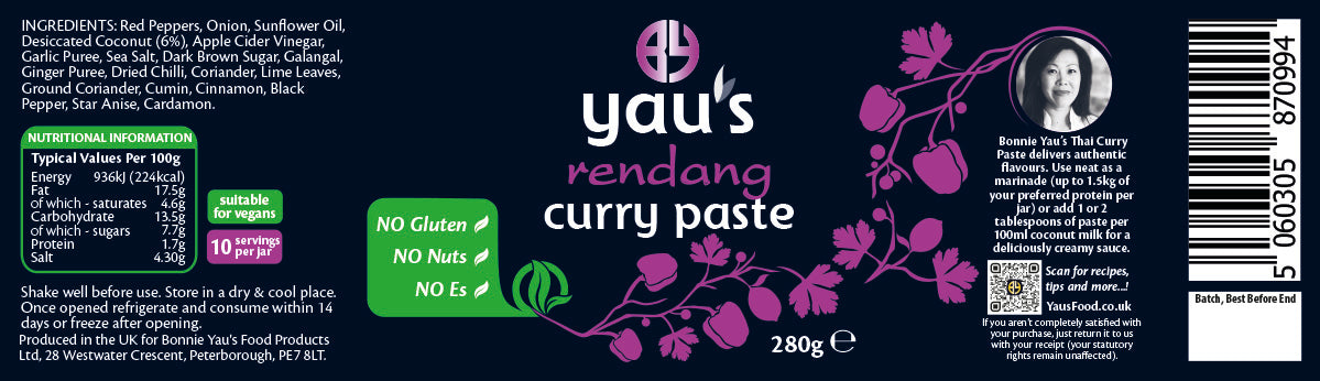 Yau's Rendang Curry Paste 280g