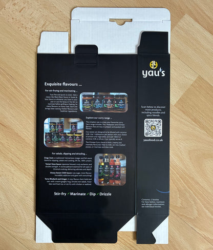 Yau's 3-Bottle Gift Box (Outer box ONLY)
