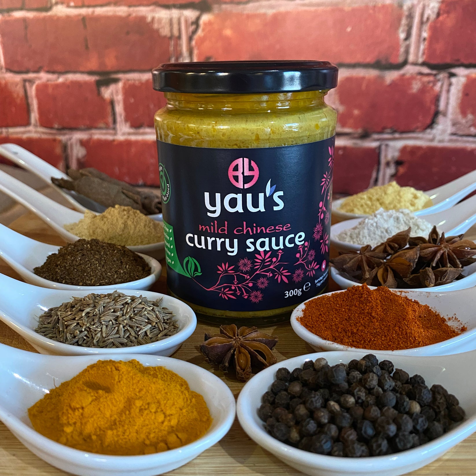 Yau's Mild Chinese Curry Sauce 295g Yau's Foods