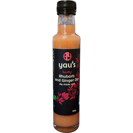 Yau's Tarty Rhubarb and Ginger Dip 285g
