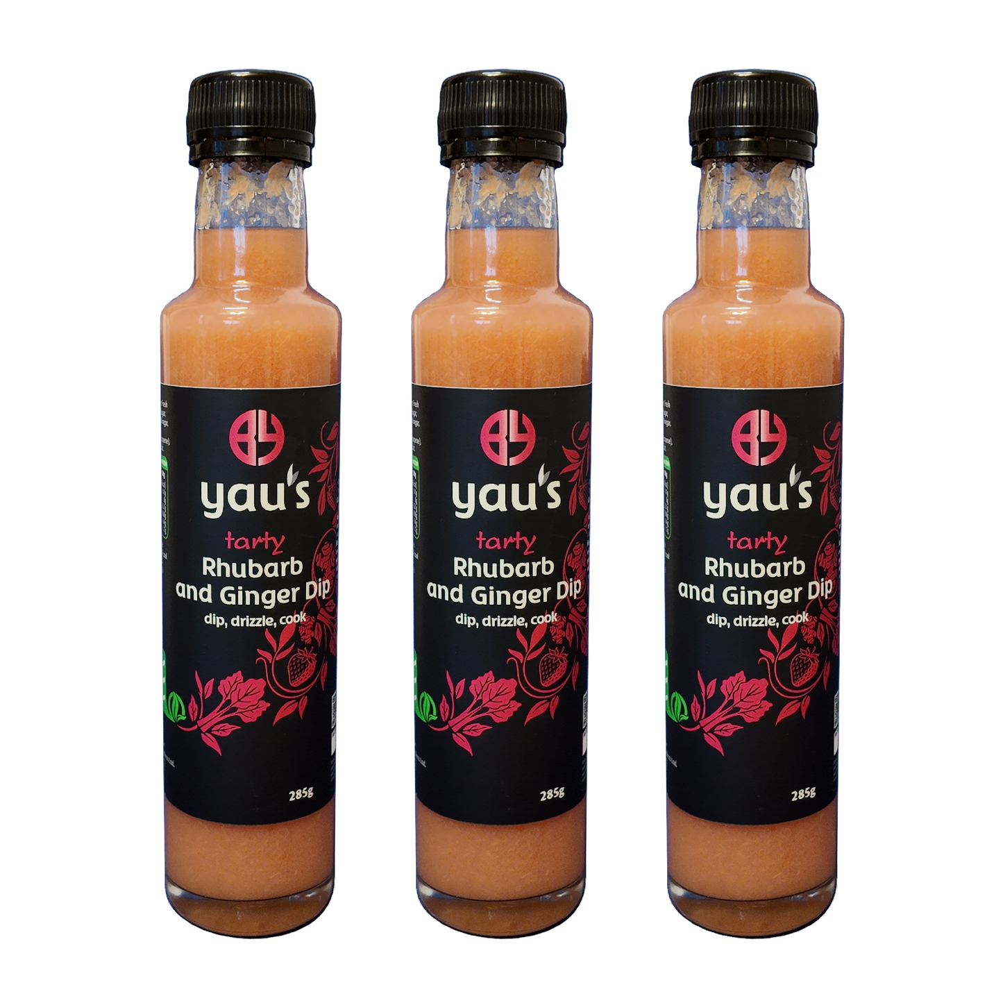 Yau's Tarty Rhubarb and Ginger Dip 285g