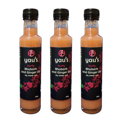Yau's Tarty Rhubarb and Ginger Dip 285g