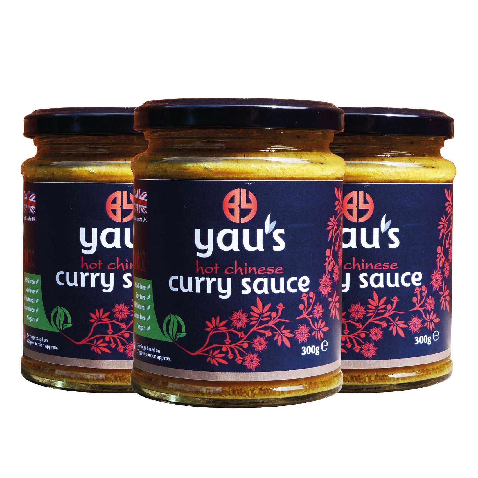 Yau's Hot Chinese Curry Sauce 300g Yau's Foods