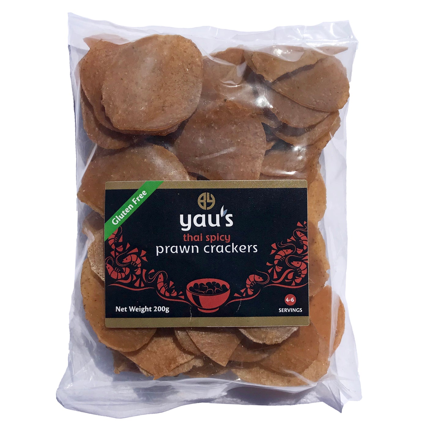 Yau's Thai Spicy Prawn Crackers 200g