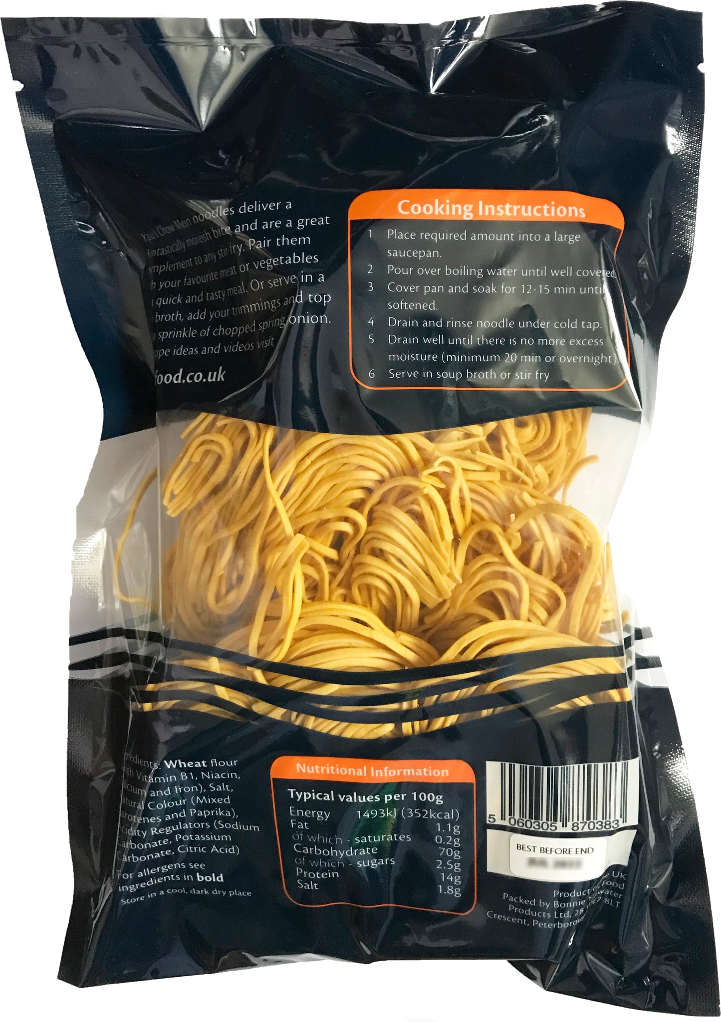 Yau's Thick Chow Mein Noodles 300g