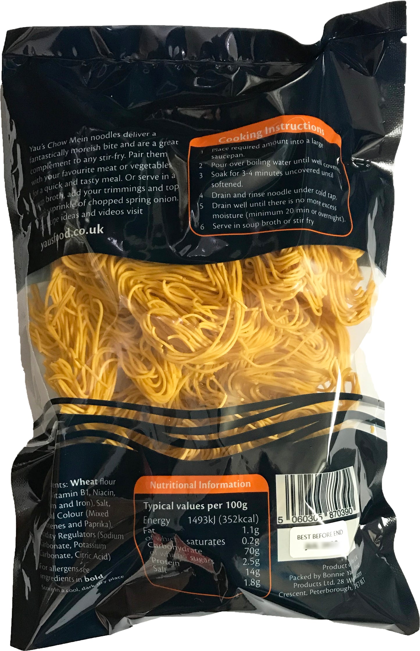 Yau's Thin Chow Mein Noodles 300g
